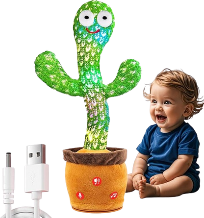 Desarrolla su Creatividad con el Cactus Bailarín™ 🌵 | Juguete Interactivo Musical y Educativo 🎉