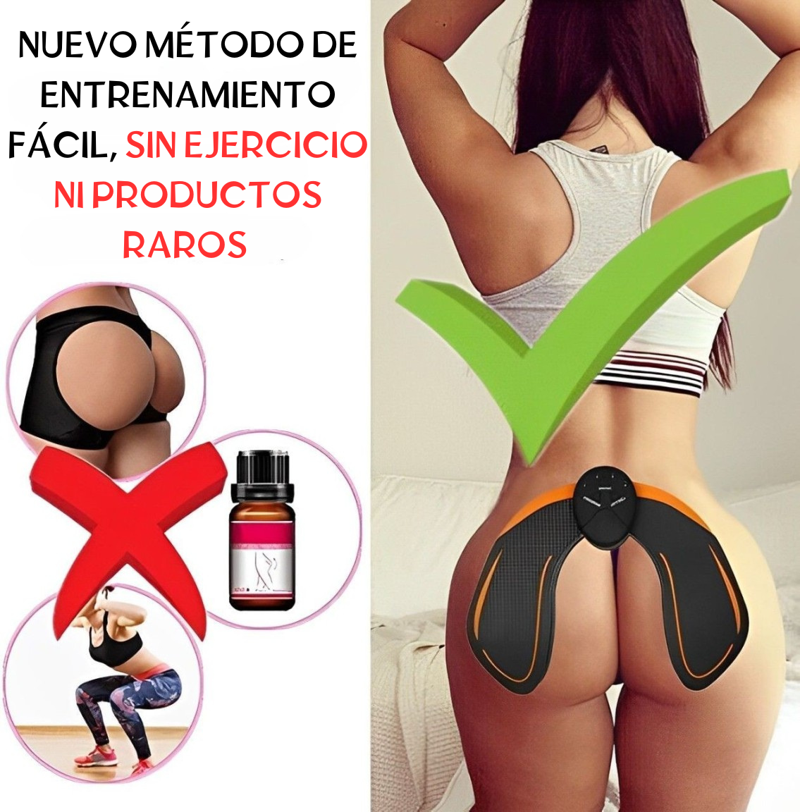 Levantador de Gluteos de Microcorriente GluteoStim Pro