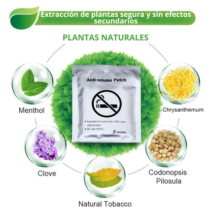 30 Parches Anti-Tabaco Seurico™ Efecto Inmediato