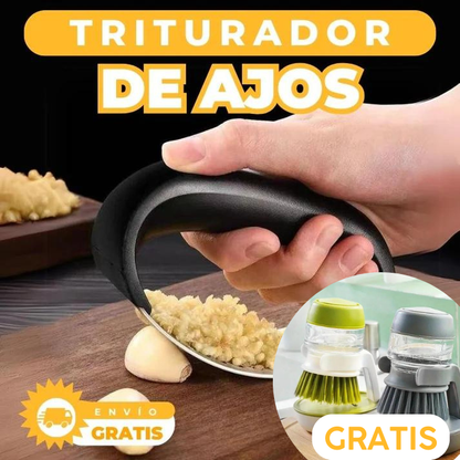 TRITURADOR DE AJOS + GRATIS 1 Cepillo Dispensador MagicClean Pro