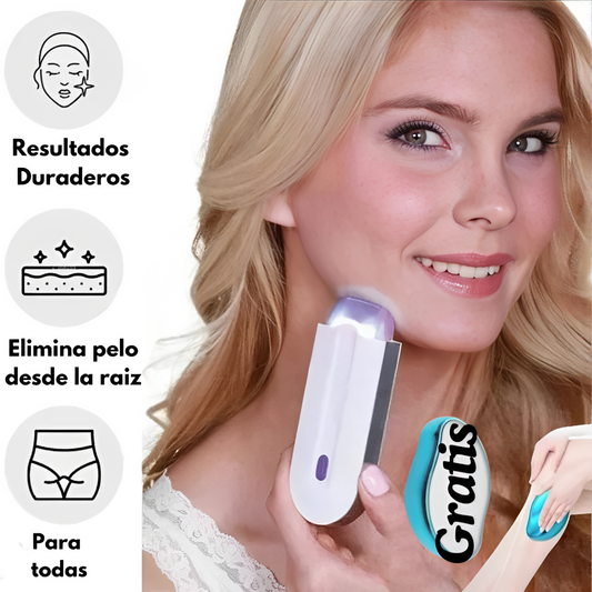 DEPILADORA PARA TODAS PARTES DEL CUERPO SIN CORTES NI QUEMAZONES (GRATIS 1 DEPILADORA DE CRISTAL)