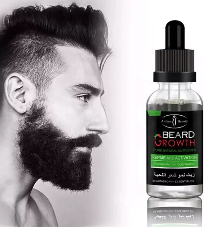 Kit barba fuerte 💪 Sérum para el crecimiento de barba