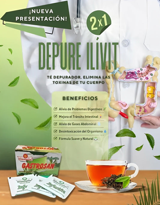 Té Depurador™ - Retoma el Control Sobre tu Salud Digestiva🌿¡SÓLO POR HOY LLEVA LA PROMO DE 2X1!☕